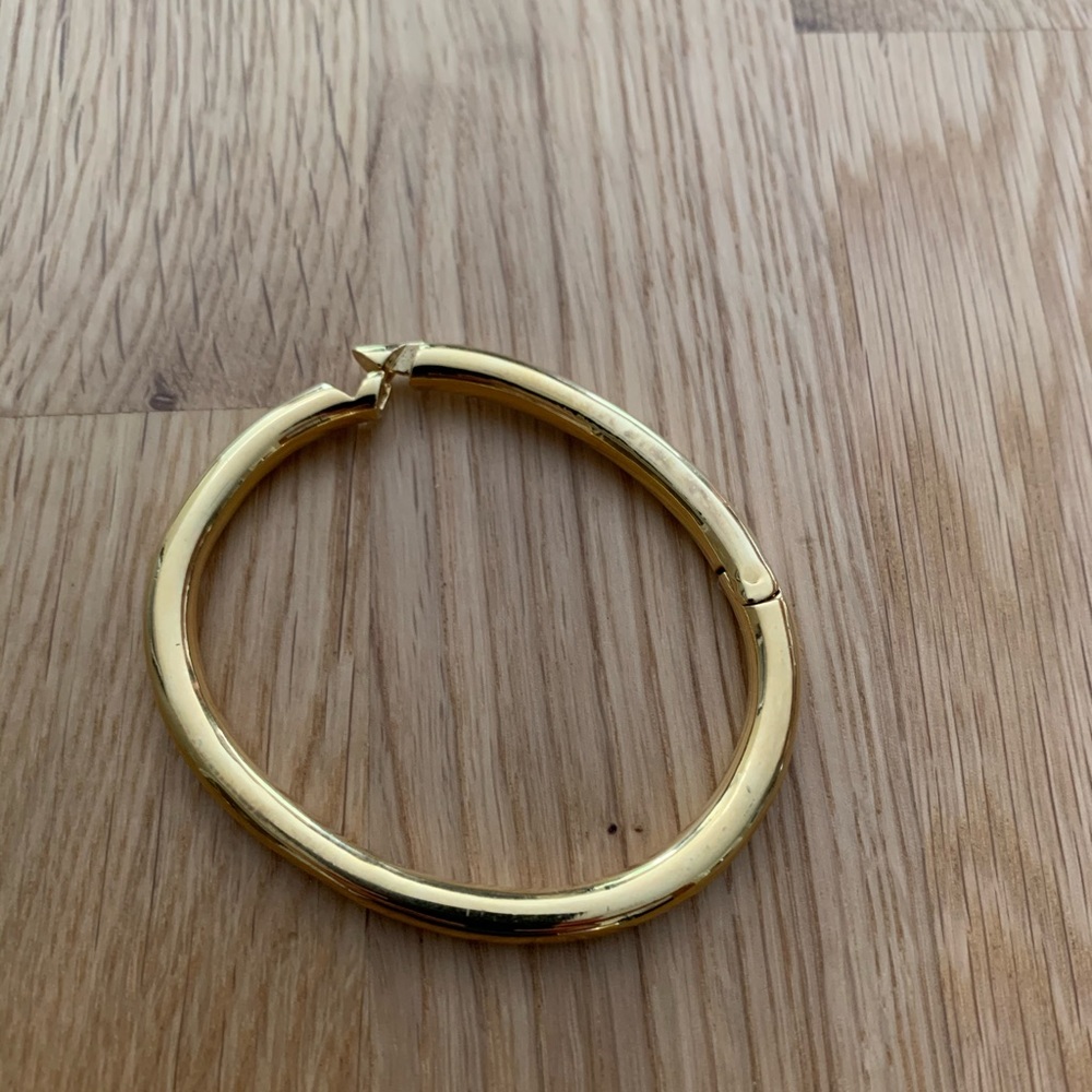 Jcrew clasp gold banks bracelet